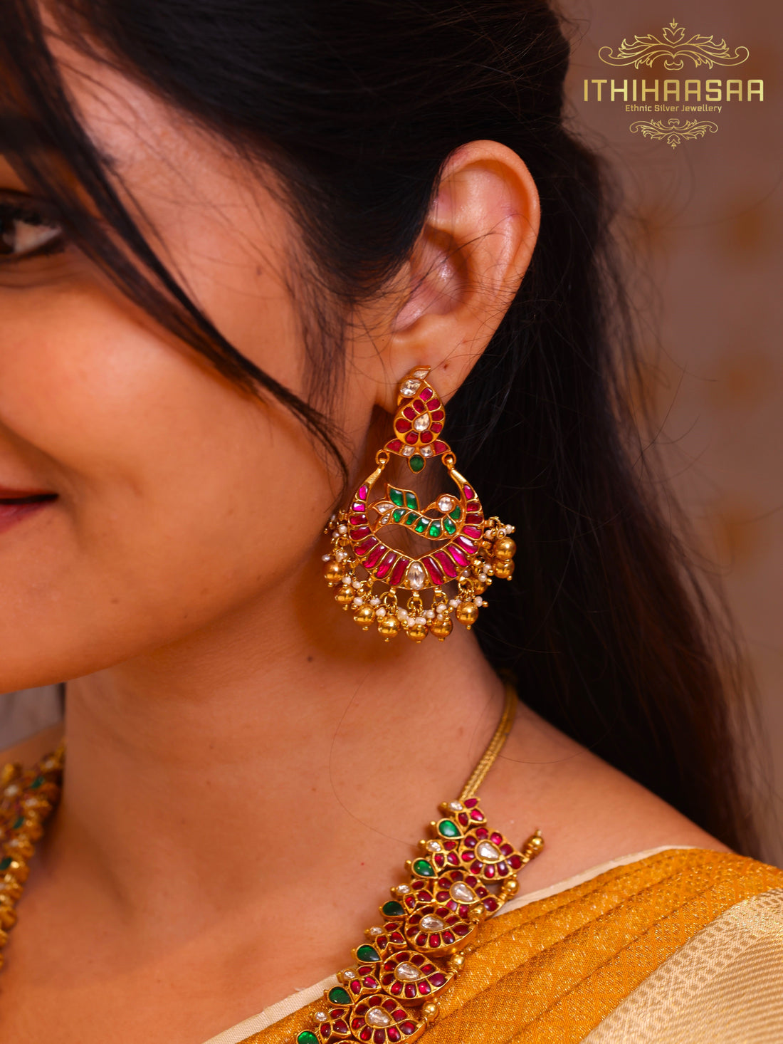 Vamika - Grand Bridal Double Side Mango Haar