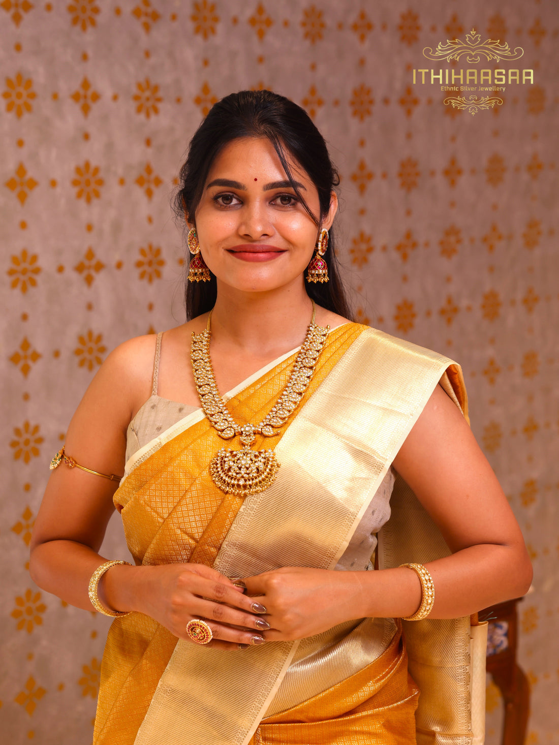 Vamika - Grand Bridal Double Side Mango Haar
