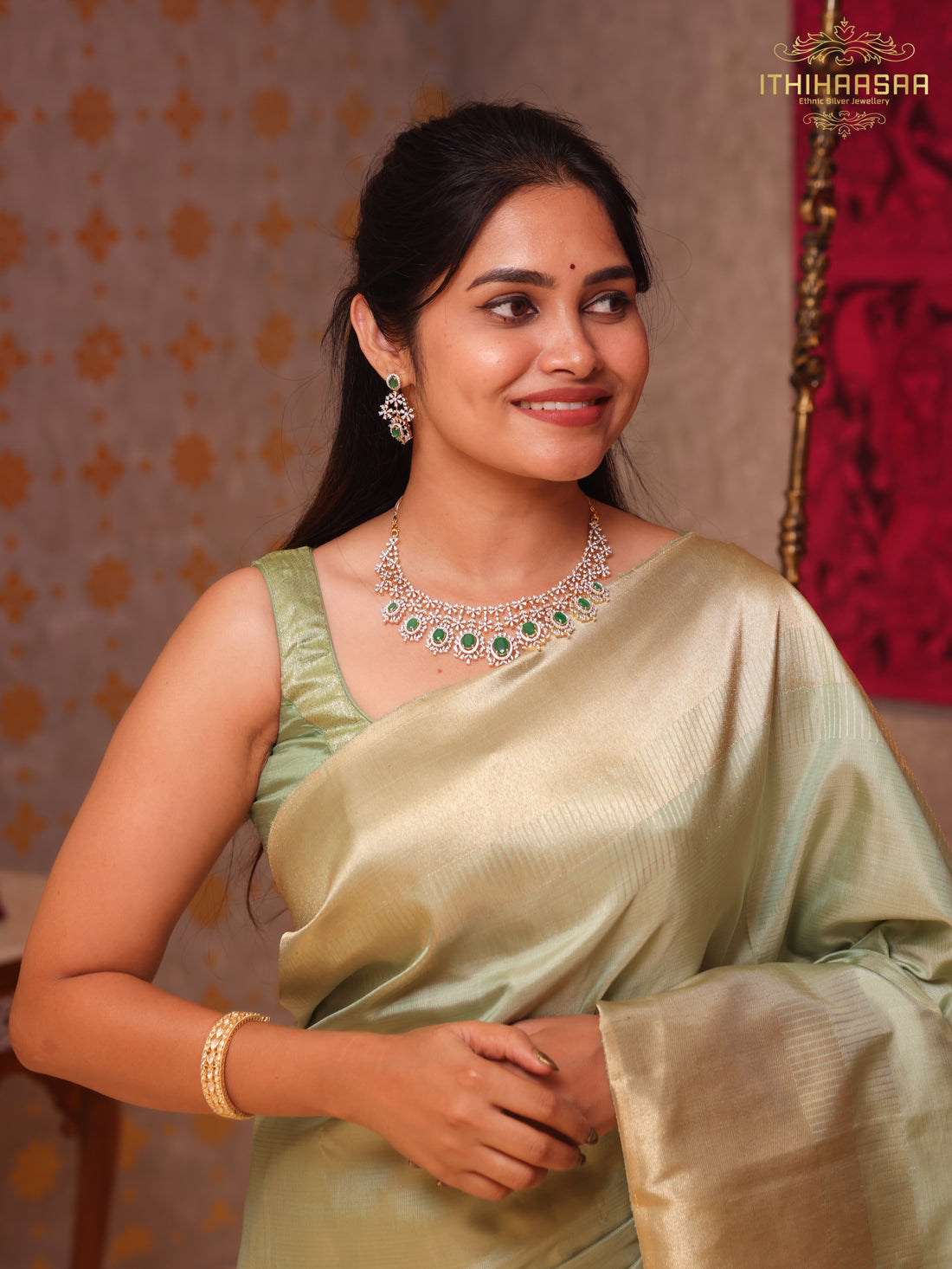 Nilaya CZ Statement Necklace