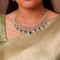 Nilaya CZ Statement Necklace