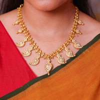 Aadhya Timeless 2-in-1 Reversible Kundan Mango Necklace