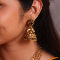 Goddess Lakshmi Handmade Antique Nakshi Necklace Set