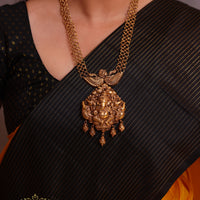 Lord Ganesha Handmade Nakshi Necklace Set