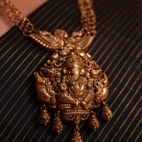 Lord Ganesha Handmade Nakshi Necklace Set