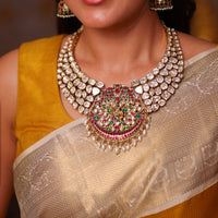 The Grand Lord Krishna Uncut Polki Necklace
