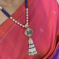 Shrisha Tanzanite Tassels Pearl Necklace