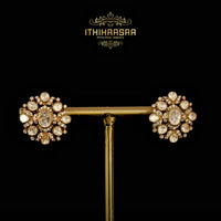 Real Pearl Uncut Polki Choker Set