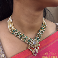Tourmaline Polki Necklace