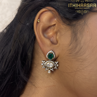 Uncut Polki Emerald Necklace