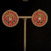 Convertible Kundan Earrings (2-in-1 Styling)