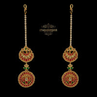 Convertible Kundan Earrings (2-in-1 Styling)