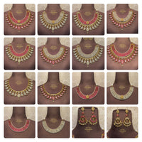Ananya 10 in 1 Grand Antique Kundan Mango Mala