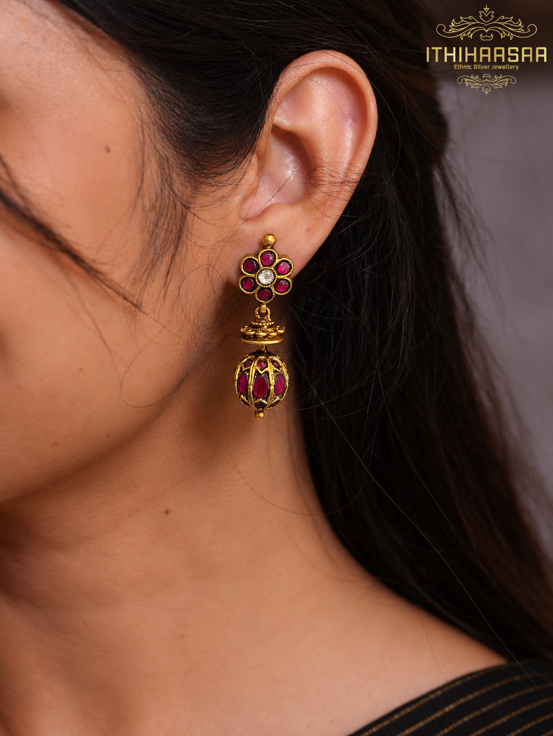 Vintage Flower Earrings