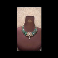 Uncut Polki Peacock Necklace