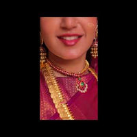 Handmade Kasu Mala with Ruby Attigai