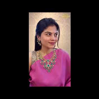 Victorian Russian Emerald Uncut Polki Ear Cuff