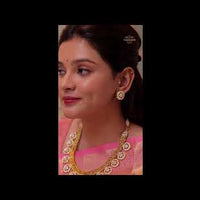 Uncut Polki Jelabi Necklace Set