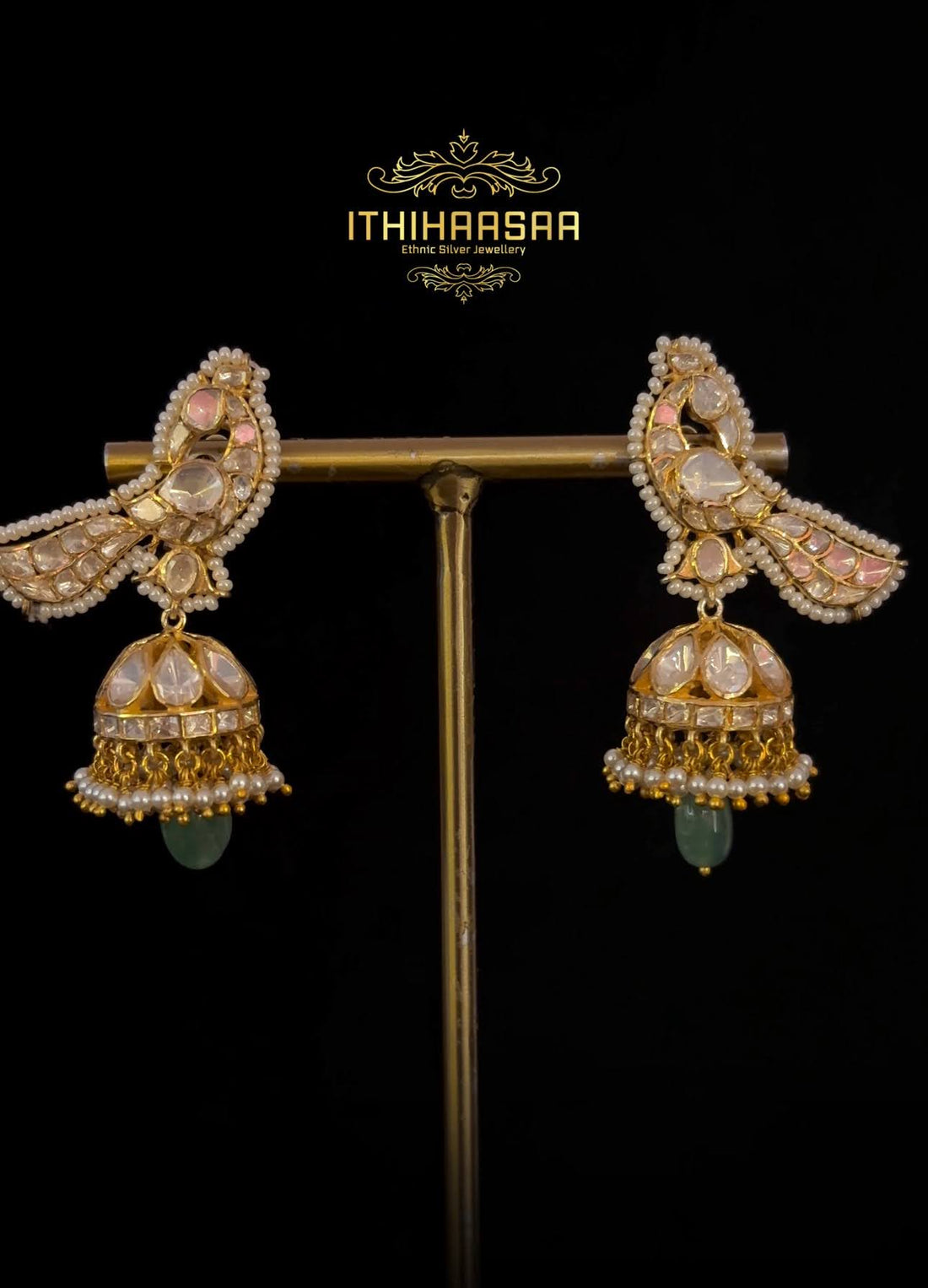Anvi Uncut Polki Earrings